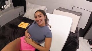 A classic scene of face-to-face sex with a big cock