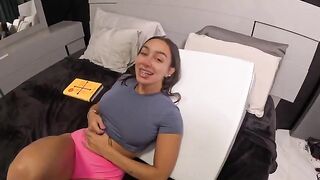 A classic scene of face-to-face sex with a big cock
