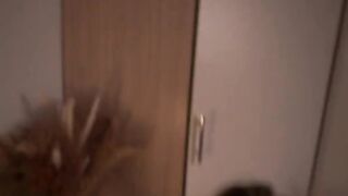 The girl is engaged in a rough sex with her boyfriend, featuring intense BDSM elements