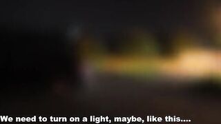 A woman has an intense experience in the car with strangers