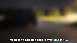 A woman has an intense experience in the car with strangers