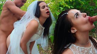 On the day of marriage, the girl cheated on her husband in anal