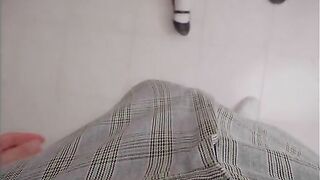 Two wild college girls are having a threesome party at home