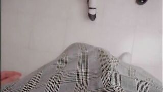 Two wild college girls are having a threesome party at home