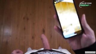The girl was caught and fucked in the mouth by an unexpected encounter