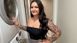 Rinsed clothes and sex with a step sister