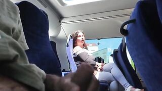 A man got his dick sucked by a stranger in the bus