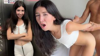 Katty West got banged doggy style after getting caught flashing