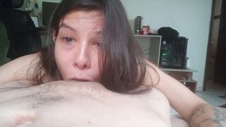 It tickles behind my ears, and everything's moving around in my mouth - The best blowjob scene ever