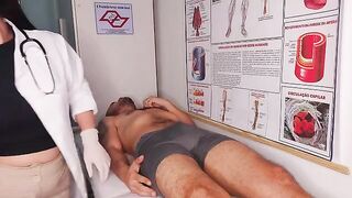 The doctor checks the patient’s progress more intimately now