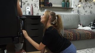 The girl is tired and wants to be fucked by a guy