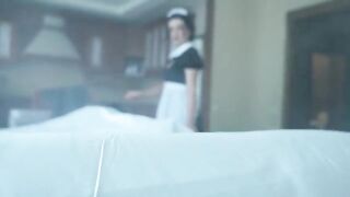 The ghost of a maid came back to haunt and get fucked on Halloween 2021