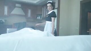 The ghost of a maid came back to haunt and get fucked on Halloween 2021