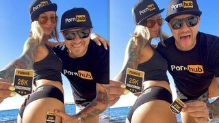 Owiaks celebrate 25k subscribers on Pornhub with special treat