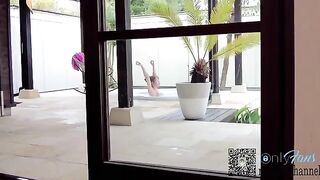 Beautiful woman fucked in a luxury resort in a tropical country