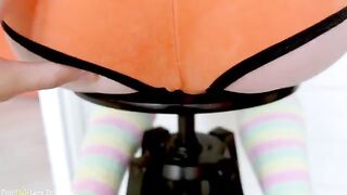 Cute step sis Lana gets her ass smashed hard