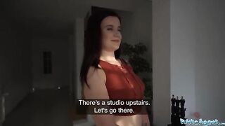 Agent took a girl to the studio and fucked her hard