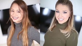 Hot Taylor Sands and Akarra Summers’ bodyshow with cock sucking