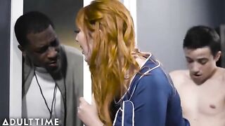 Lauren Phillips cheats on her husband with a student in a steamy classroom scene
